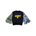 ARMY SHIRT SLEEVE CREWNECK