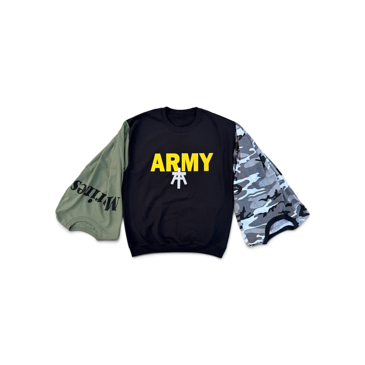 ARMY SHIRT SLEEVE CREWNECK